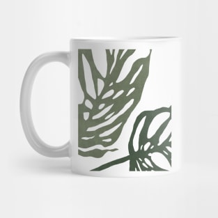 Tropical leaf detail Mug